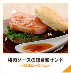 梅肉ソースの鎌倉和サンド